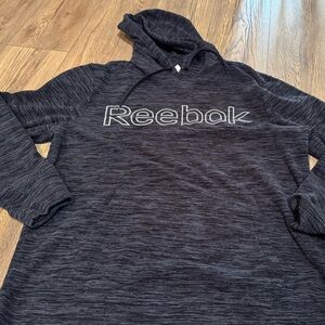 Reebok Men's Charcoal Gray Hoodie
